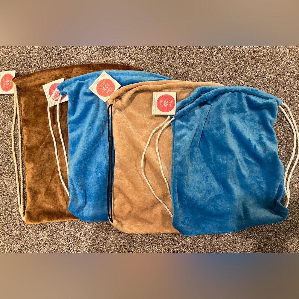 Sew Sweet Minky Cinch Bag